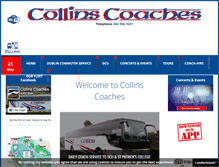 Tablet Screenshot of collinscoaches.ie